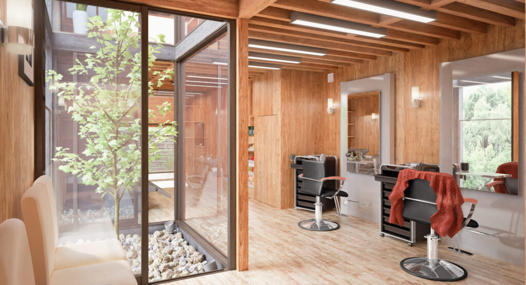 美容室サイトのトップイメージ